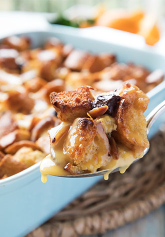 Orange Bread Pudding with Almonds | Florida's Natural
